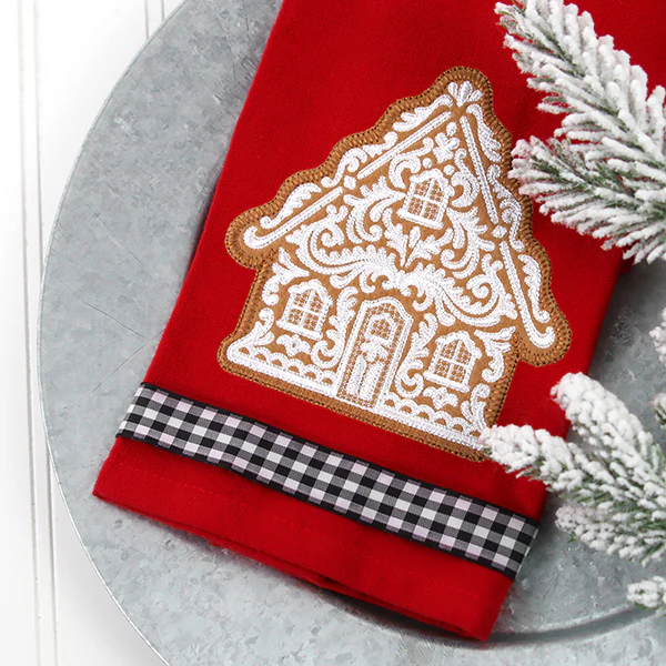 Exquisite Gingerbread House (Applique) - Image 2