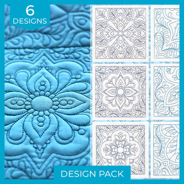 Exquisite Relief Quilting (Double Run) Design Pack - Image 51