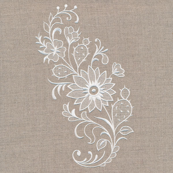 Exquisite Southwestern Curve (Whitework) - Image 3