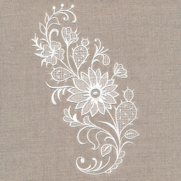 Exquisite Southwestern Curve (Whitework) - Image 7