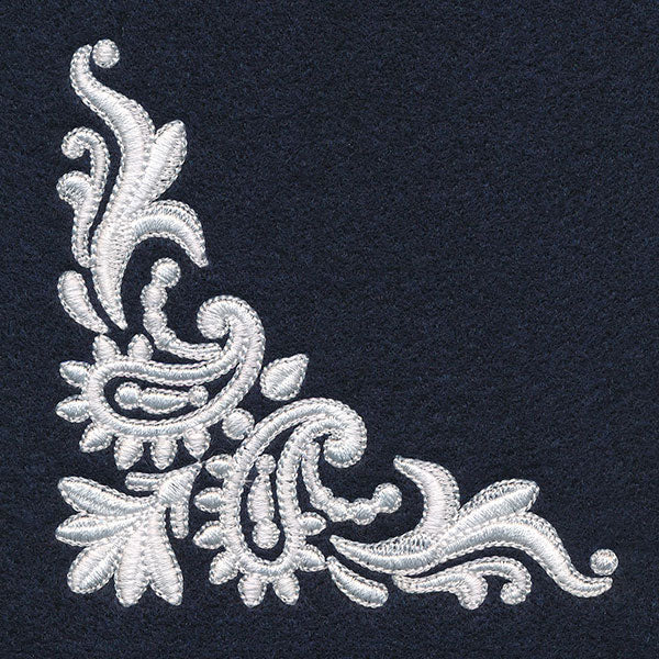 Exquisite Western Paisley Corner (Whitework) - Image 5
