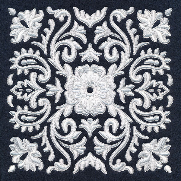 Exquisite Western Paisley Feature (Whitework) - Image 9