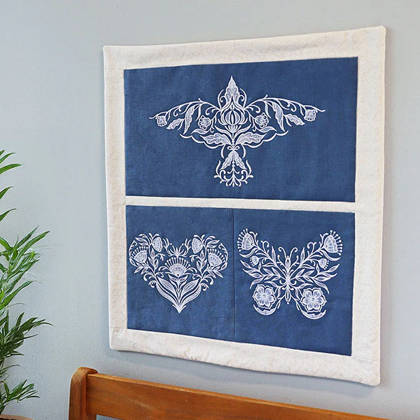 Exquisite Whitework Butterfly - Image 6