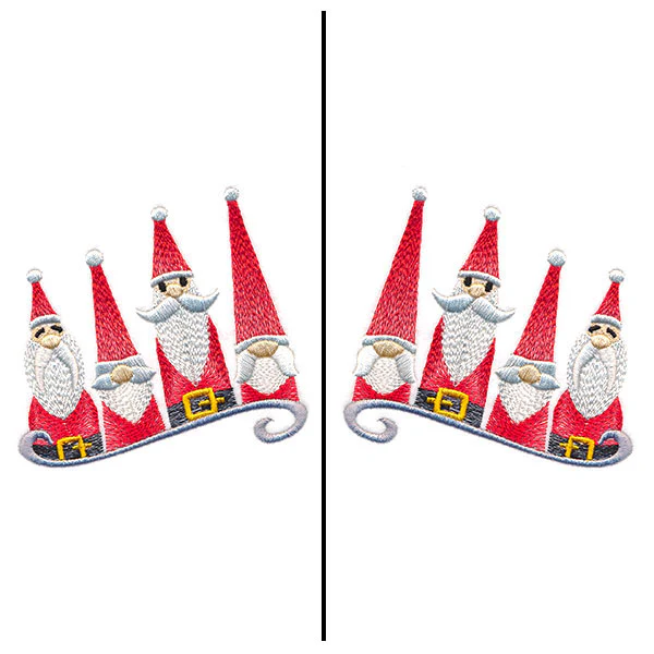 Fa-la-la Festive Santa Mask Motif - Image 4
