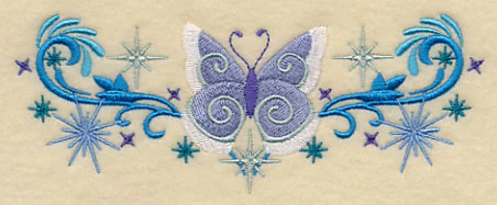 Fa La La Flutterby Border - Image 4