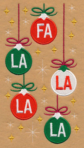 Fa La La La La Ornaments - Image 4