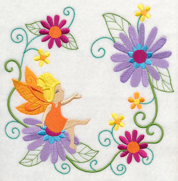Fairy Delilah with Daisy Wreath - Image 6