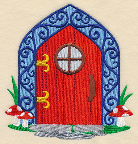 Fairy Door with Toadstools - Image 4