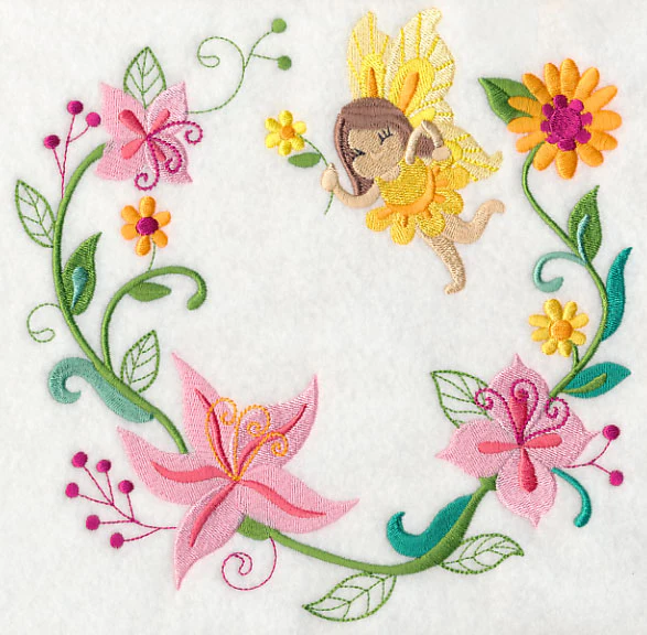 Fairy Laurie with Lily Wreath - Image 6