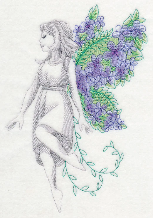 Fairy with Flower Wings - Image 5