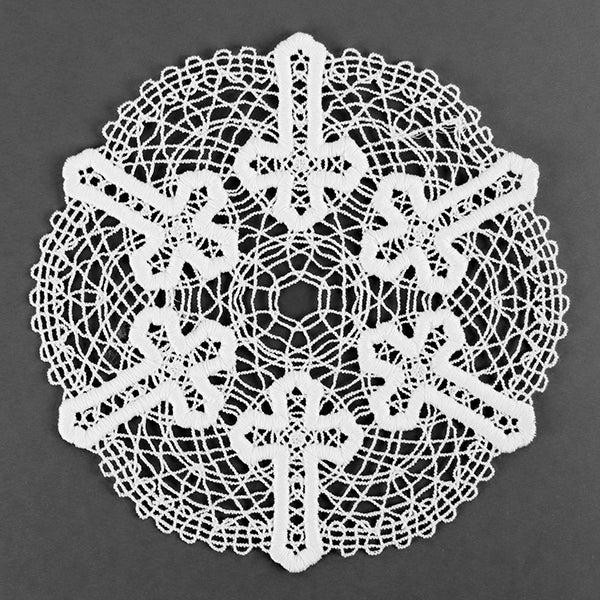 Faithful Cross Doily (Battenburg Lace) - Image 11