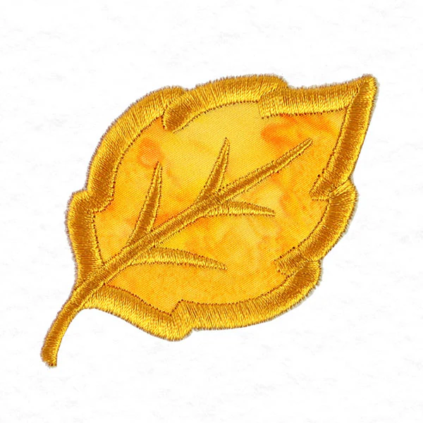 Fall Aspen Leaf (Applique) - Image 3