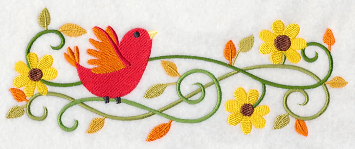 Fall Filigree Bird - Image 2