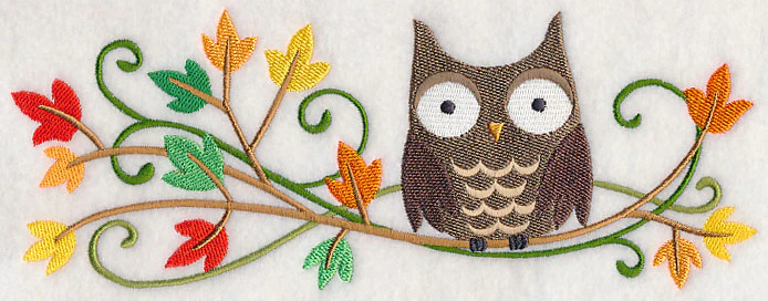 Fall Filigree Owl - Image 2