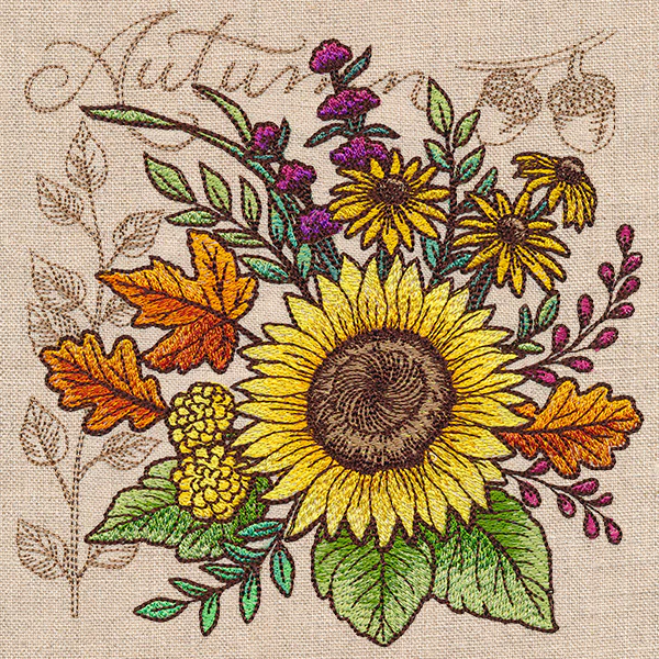 Fall Flowers Bouquet Medley - Image 3