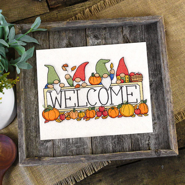 Fall Gnome Welcome Sign - Image 2
