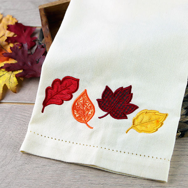 Fall Leaf Border (Applique) - Image 4