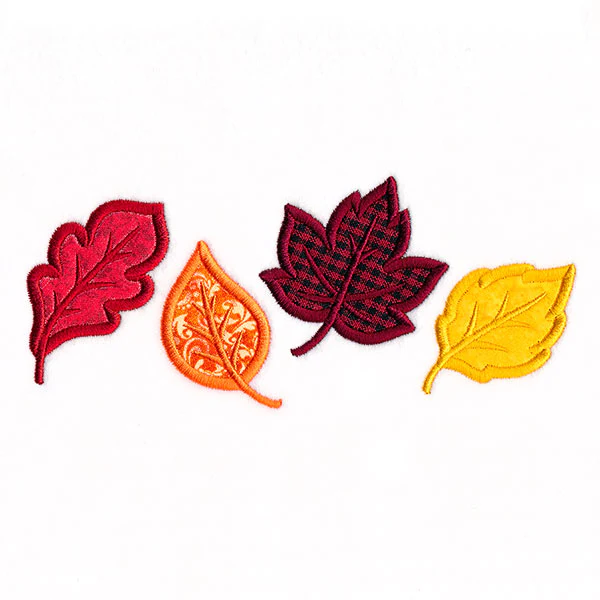 Fall Leaf Border (Applique) - Image 7