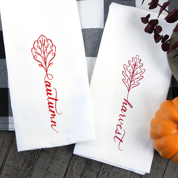 Fall Leaves Calligraphy - Harvest - Image 4