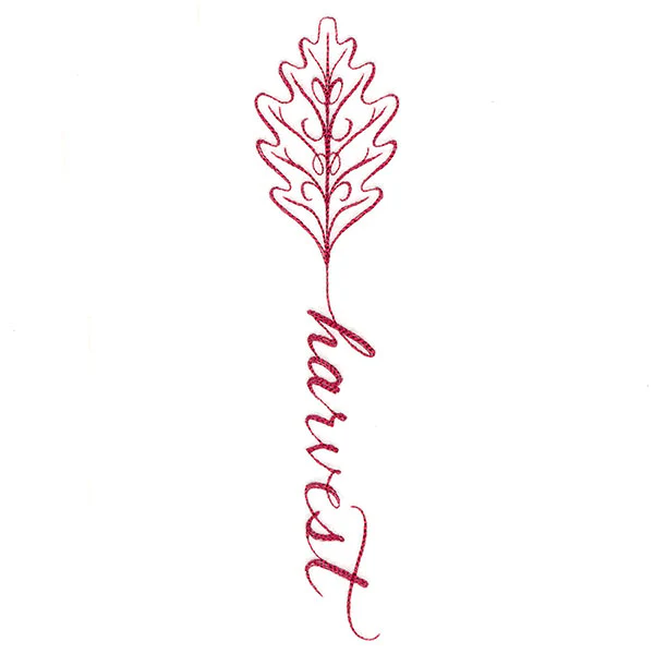 Fall Leaves Calligraphy - Harvest - Image 5