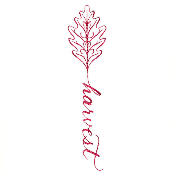 Fall Leaves Calligraphy - Harvest - Image 7
