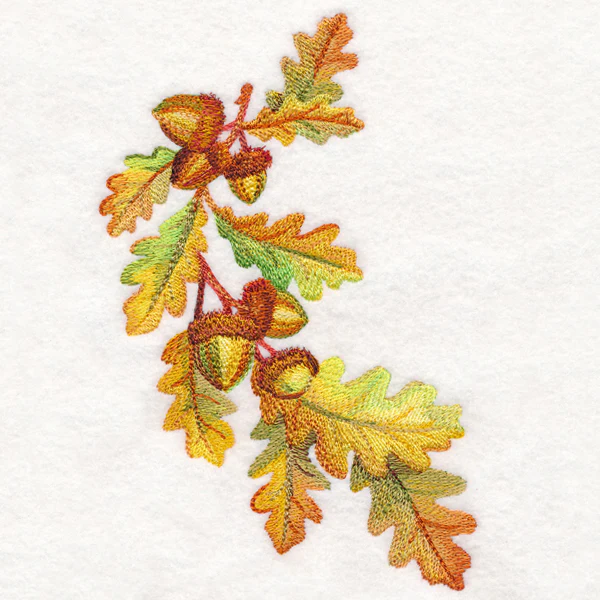 Fall Oak Leaves in Watercolor - Image 3