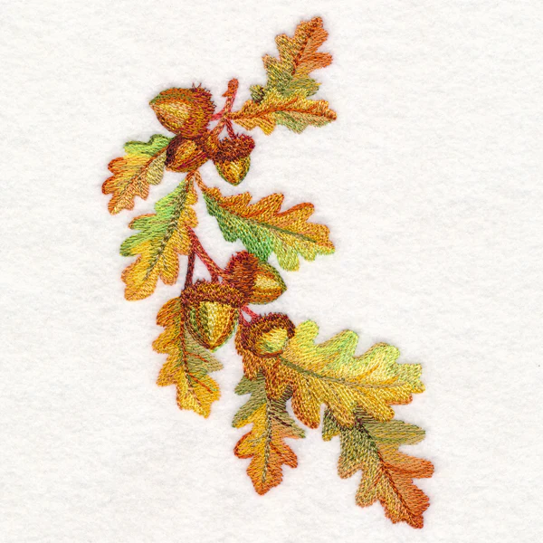 Fall Oak Leaves in Watercolor - Image 4