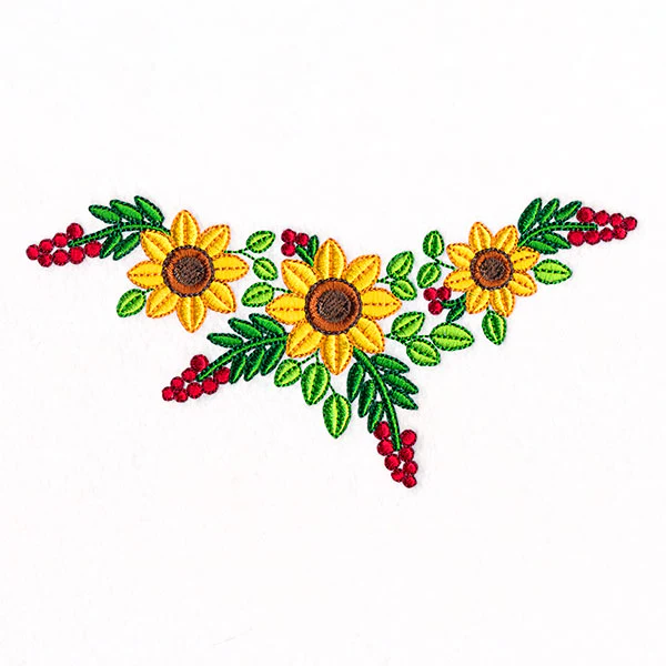 Fall Sunflowers Shirt Collar - Image 7