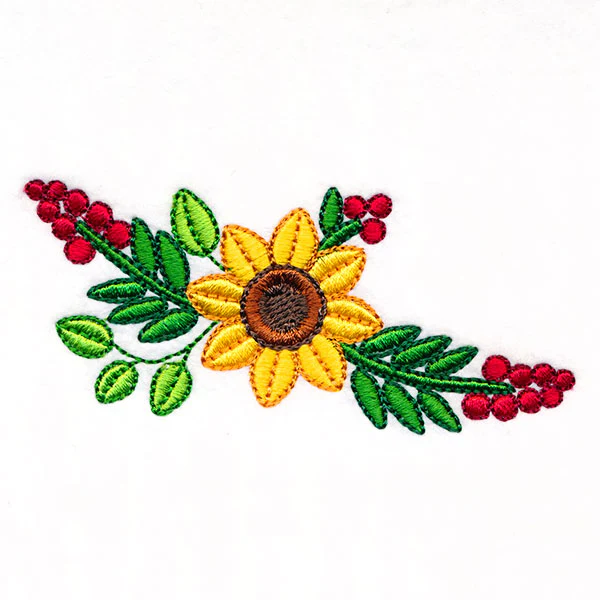 Fall Sunflowers Spray - Image 2