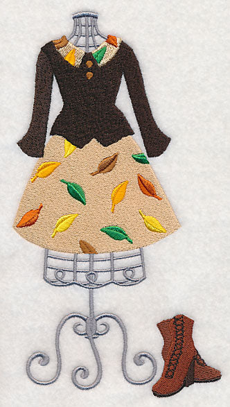 Falling Leaves Dress Form - Image 3
