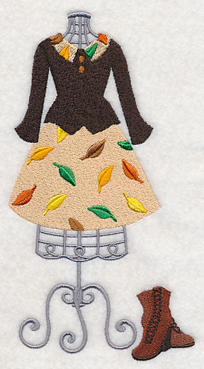 Falling Leaves Dress Form - Image 4