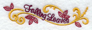 Falling Leaves Filigree Border - Image 3