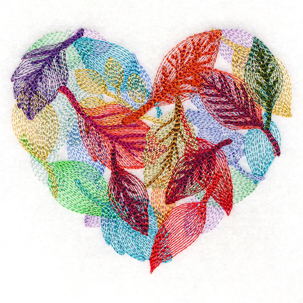 Falling Leaves Heart - Image 7