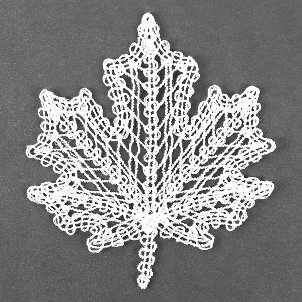Falling Maple Leaf (Battenburg Lace) - Image 3