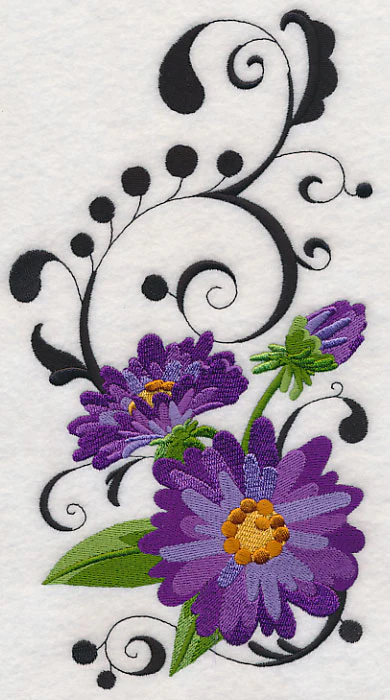 Fanciful Aster Flower - Image 2