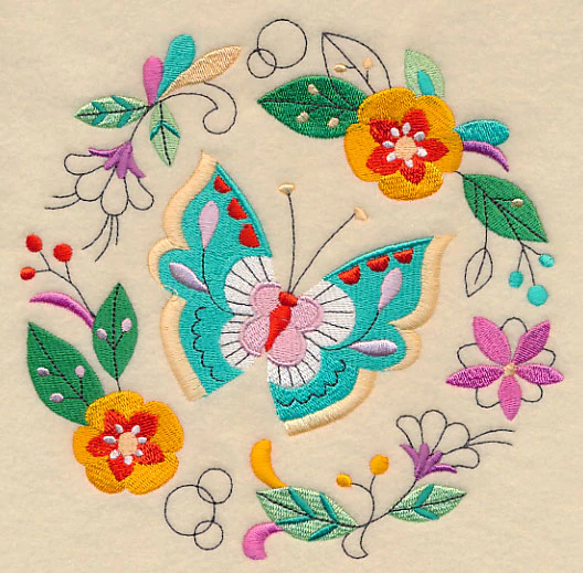 Fanciful Butterfly Wreath - Image 2