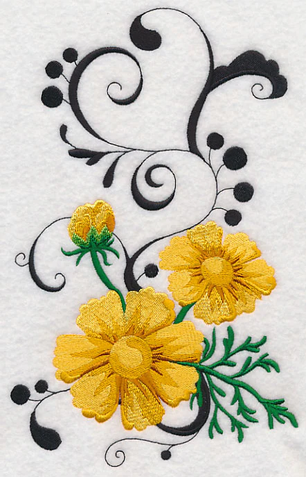 Fanciful Cosmos Flower - Image 2