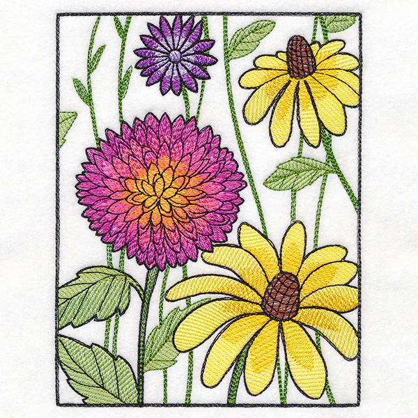 Fanciful Fall Garden Scene 4 - Image 5