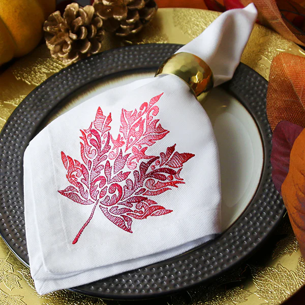 Fanciful Fall Maple Leaf - Image 2