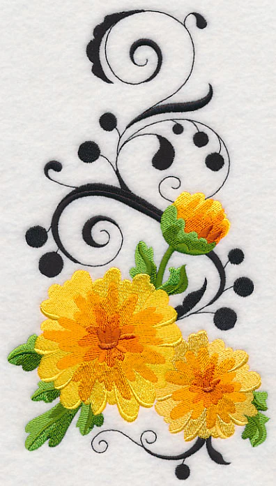 Fanciful Mum Flower - Image 2
