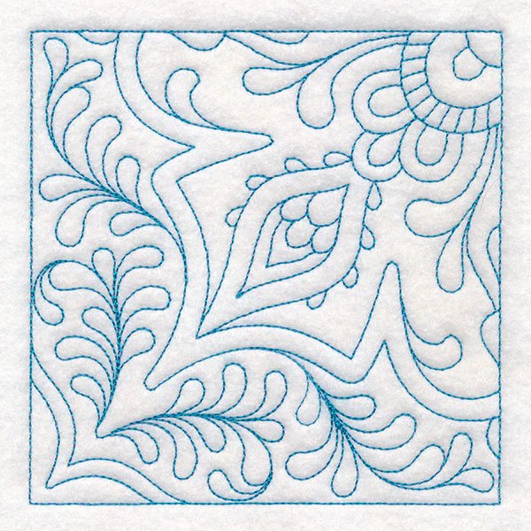 Fanciful Relief Quilting Corner (Double Run) - Image 4