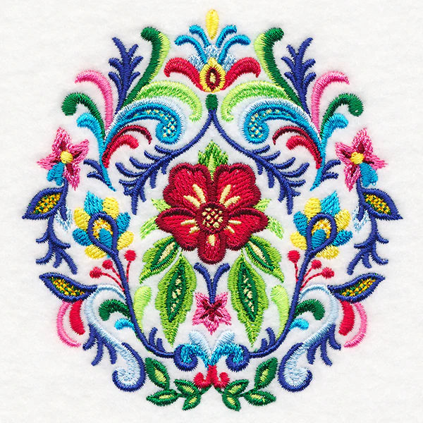 Fanciful Rosemaling Crest - Image 4
