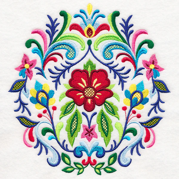 Fanciful Rosemaling Crest - Image 5