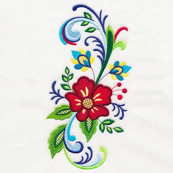 Fanciful Rosemaling Spray - Image 2