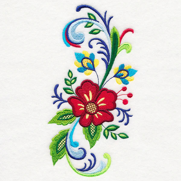 Fanciful Rosemaling Spray - Image 4