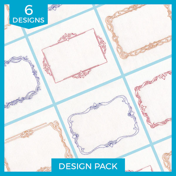Fancy & Decorative Quilt Frames Design Pack - Image 5