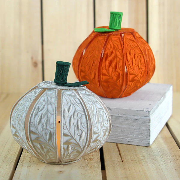 Fancy Filigree Pumpkin in 3D (In-the-Hoop) - Image 3