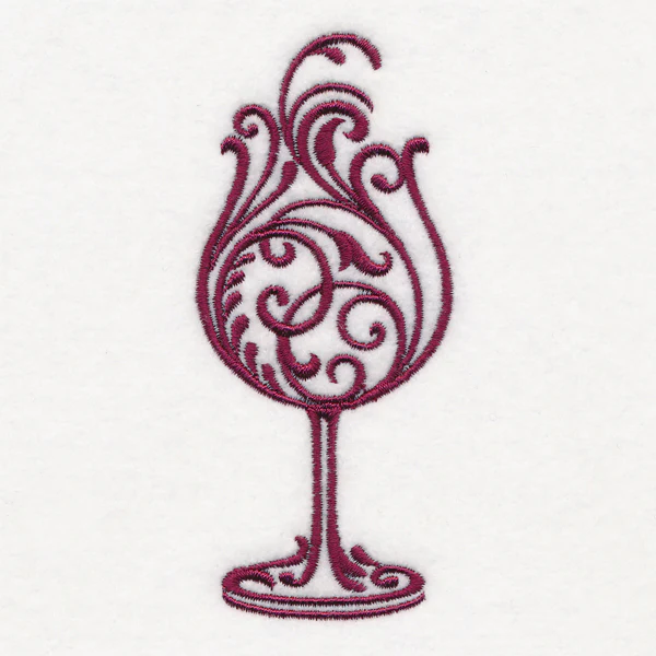 Fancy Filigree Wine Glass - Image 5