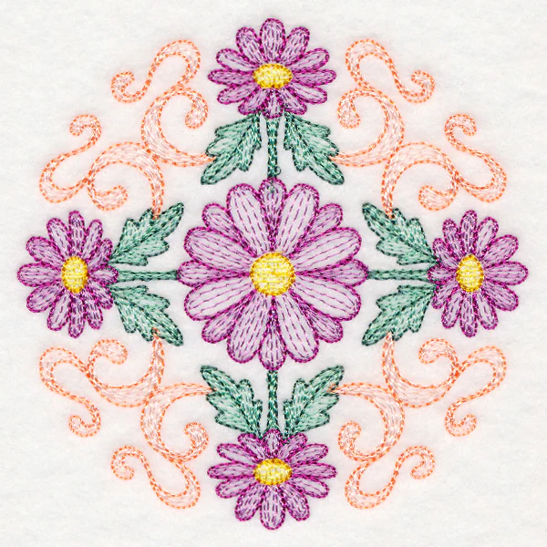 Fancy Floral Medallion - Daisy - Image 5