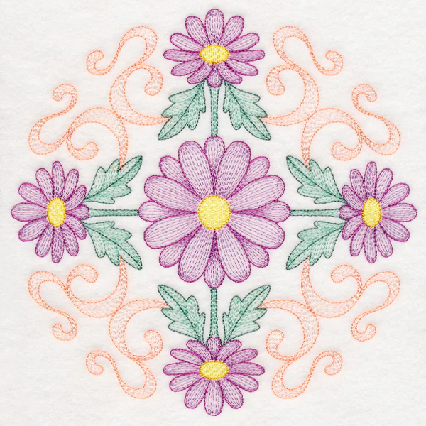 Fancy Floral Medallion - Daisy - Image 6
